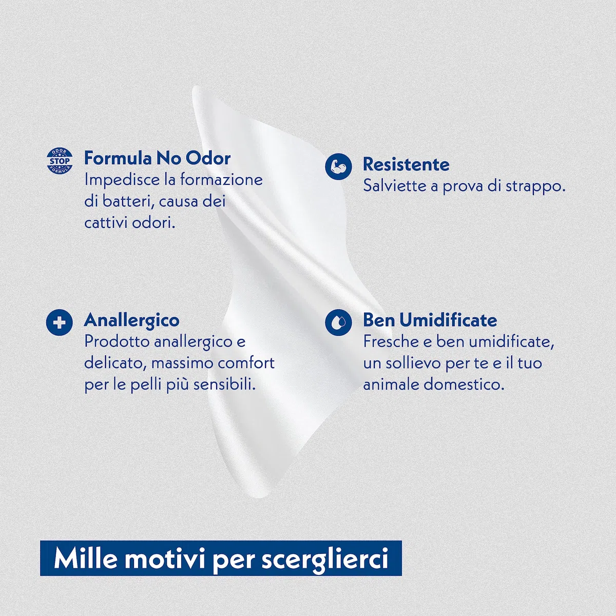 AMORE MIO | 300 Salviette Toilette alla Camomilla per Cani e Gatti, Igienizzanti e Purificanti, Lenitive e Antiodore, Intime Biodegradabili per Animali 19x13 cm - 10 Confezioni da 30 Salviettine