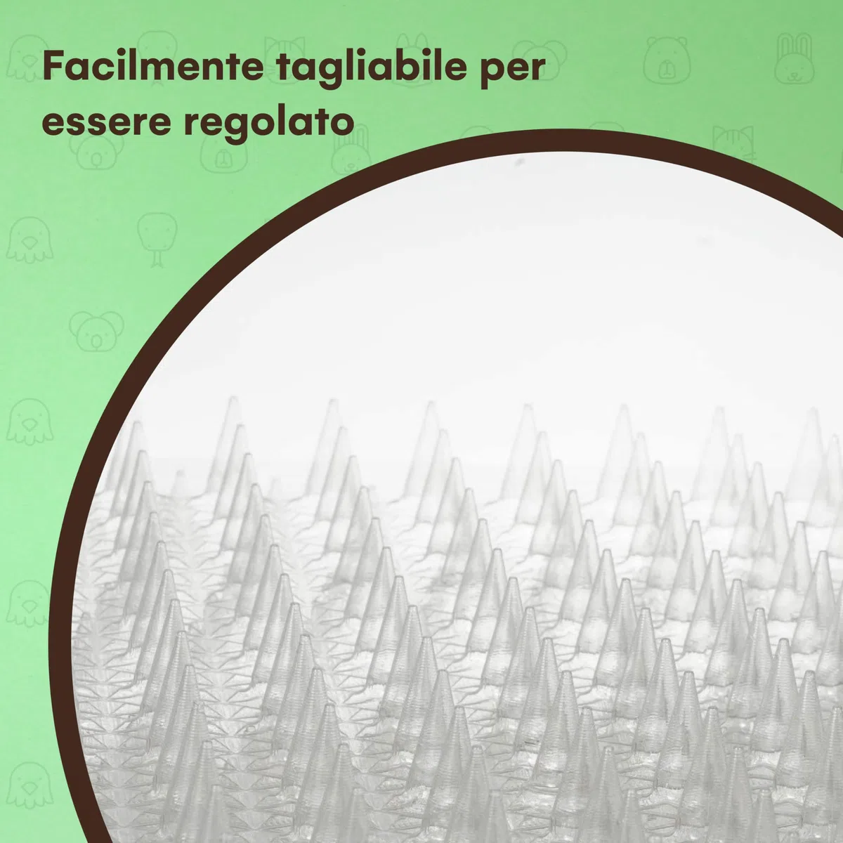Homarden Tappetino deterrente per Gatti da Esterno:Tappetino deterrente per Animali Domestici per Cani e Gatti-Dispositivi per tappetini per addestramento deterrente per interni/esterni-16x13,6 Pezzi