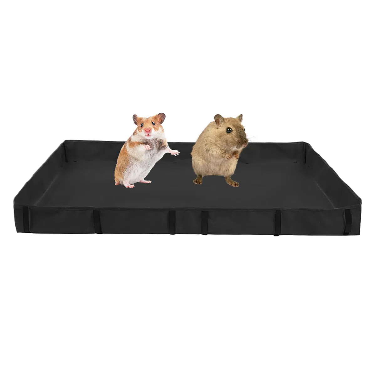 Generico Fondo Gabbia Impermeabile Lavabile Per Piccoli Animali, Materiale PVC Resistente Bordi Alti 11cm Contengono Rifiuti, Ganci/ - Ideale Per Criceti Conigli Furetti Cavie