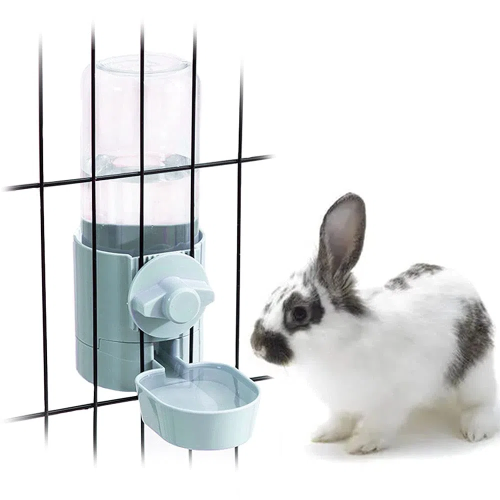 Dispenser per acqua per conigli senza perdite da 17 once, ciotola per acqua senza gocciolio per cavie, criceti, cincillà, furetti e piccoli animali