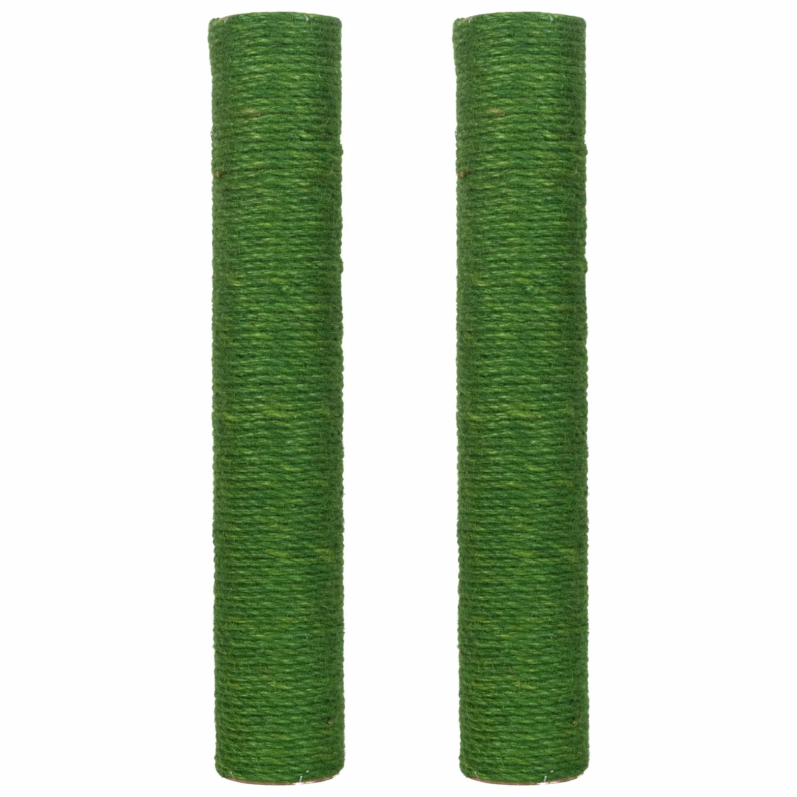 Tiragraffi di ricambio per gatti, Sisal, 40 cm, 2 pezzi M8 parti di ricambio per tiragraffi per la ristrutturazione, Bianco, viti incluse (Verde)