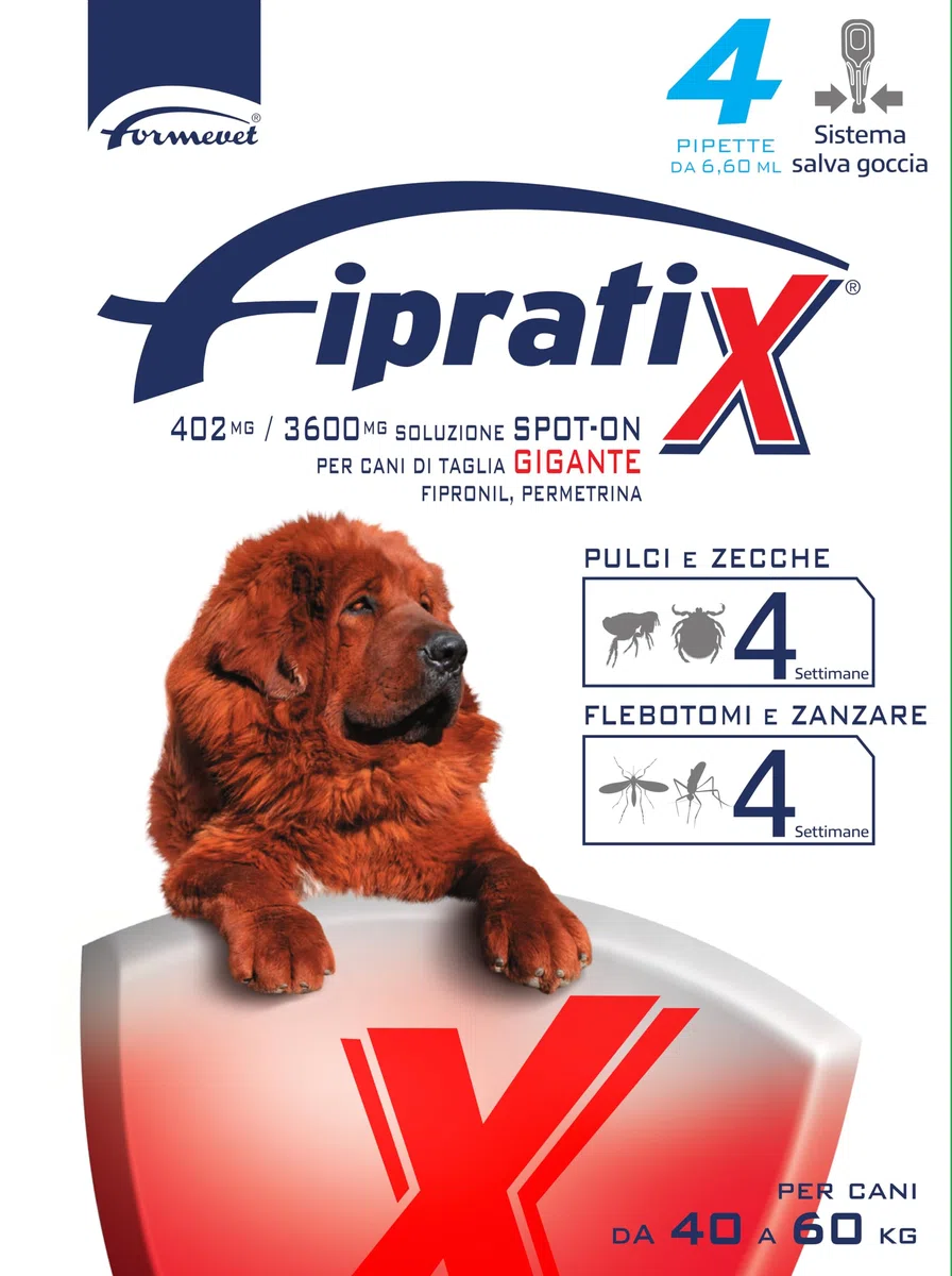 402 Mg/3600 Mg Soluzione Spot-on per Cani di Taglia Gigante - Taglia Unica