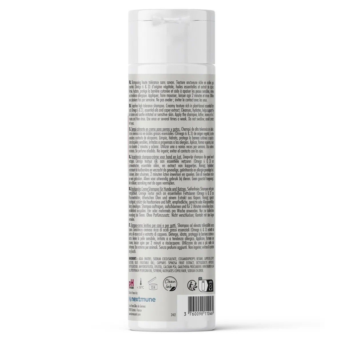 Dermoscent ATOP 7 Shampoo per cani e gatti - Allergie e sollievo dal prurito della pelle - Ingredienti naturali - Lenisce la dermatite e la pelle atopica - 200 ml