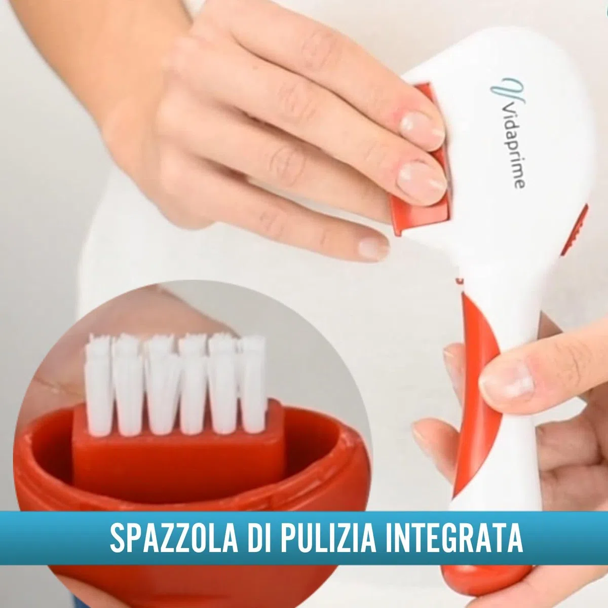 Vidaprime - Pettine elettrico antipidocchi e lendini, efficace, cura ottimale dei capelli, professionale
