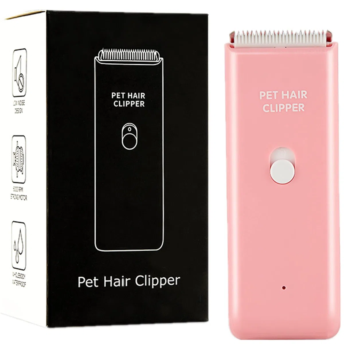 Cane gatto casa capelli impermeabile Clipper portatile elettrico ricaricabile USB Pet Governare strumenti a basso rumore rasoio Cordless Trimmer per piccoli e grandi animali domestici
