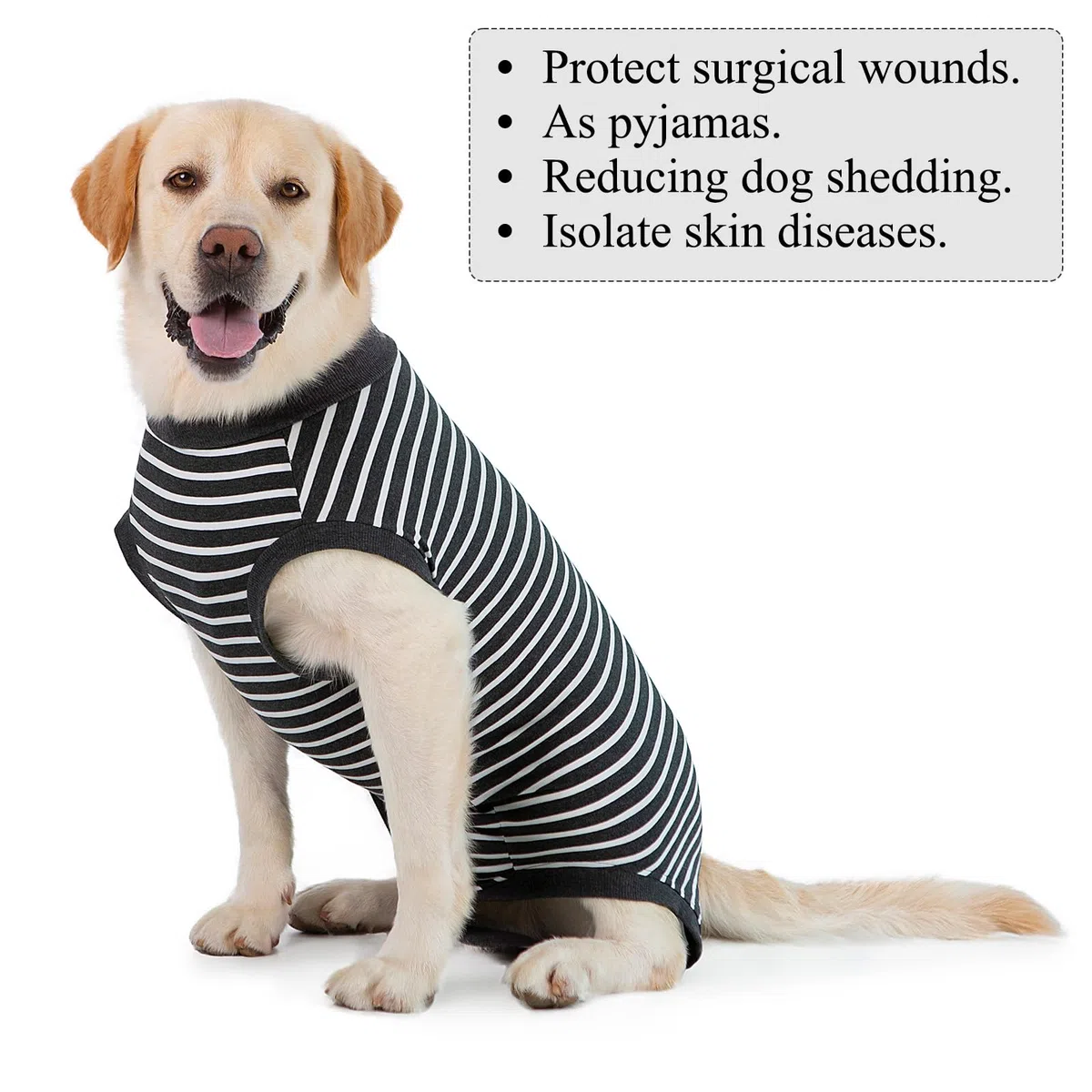 Tutina Cane Post Operatoria - Protezione Ferite per Cani, Chirurgico Cane Vestito, Recupero Cane Fascia Sterilizzazione