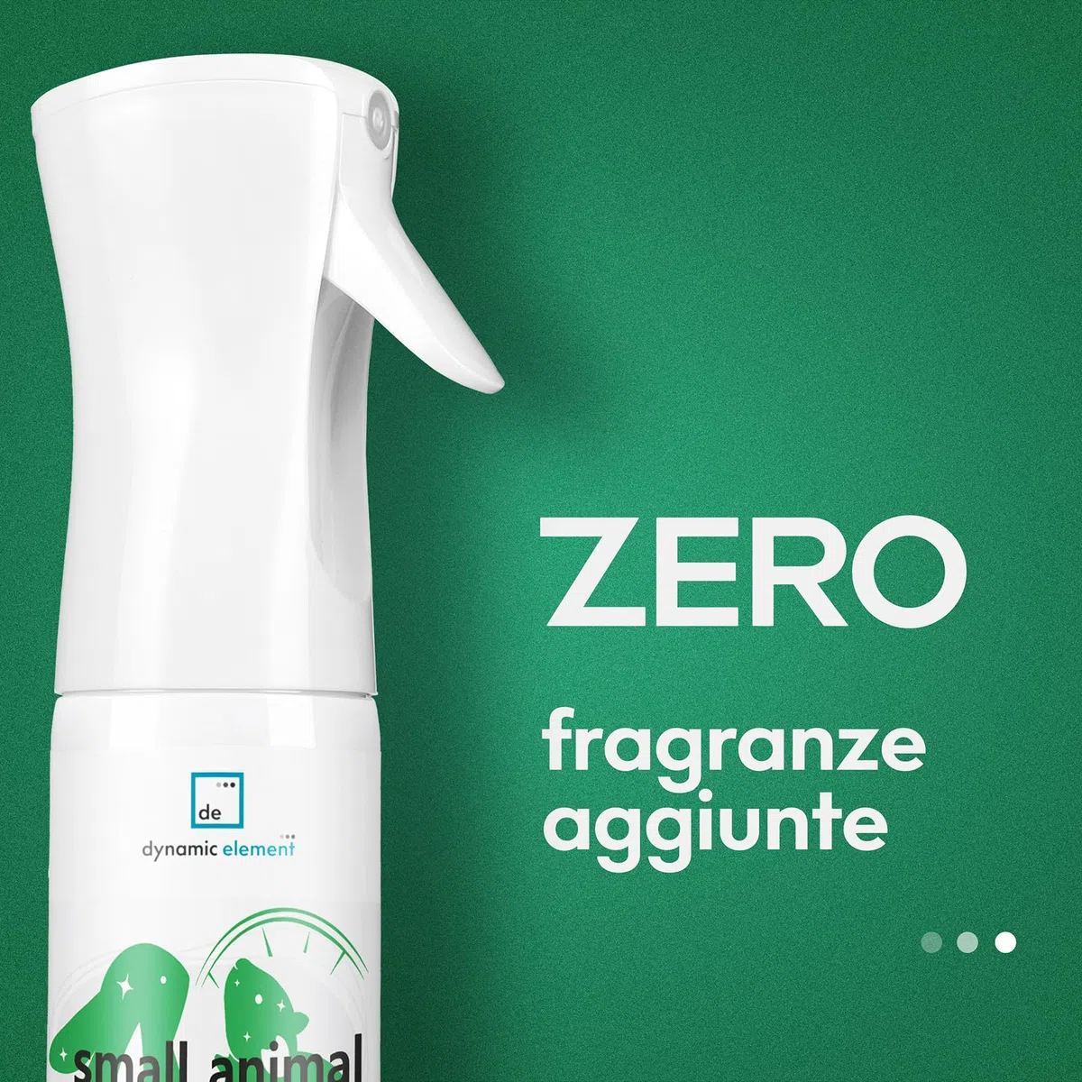 Spray Deodorante per Gabbie di Piccoli Animali – Formula Minerale Inodore – Rimuove l'Odore di Urina da Criceti, Conigli, Porcellini d'India – 266 ml