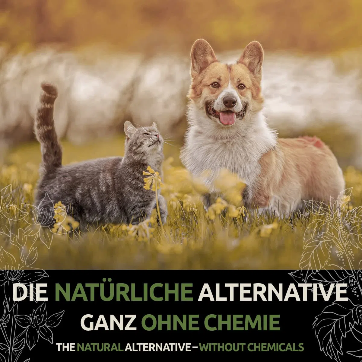 GreenPet Pet Anti-Parasite Liquid per cani, gatti e conigli - Alternativa naturale per la prevenzione e il trattamento dei vermi