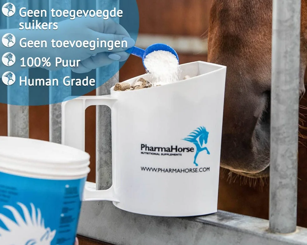 PharmaHorse Elettroliti | Sistema nervoso | Muscoli | qualità Alimentare Umana | 100% Senza zuccheri aggiunti | 1000 Grammi