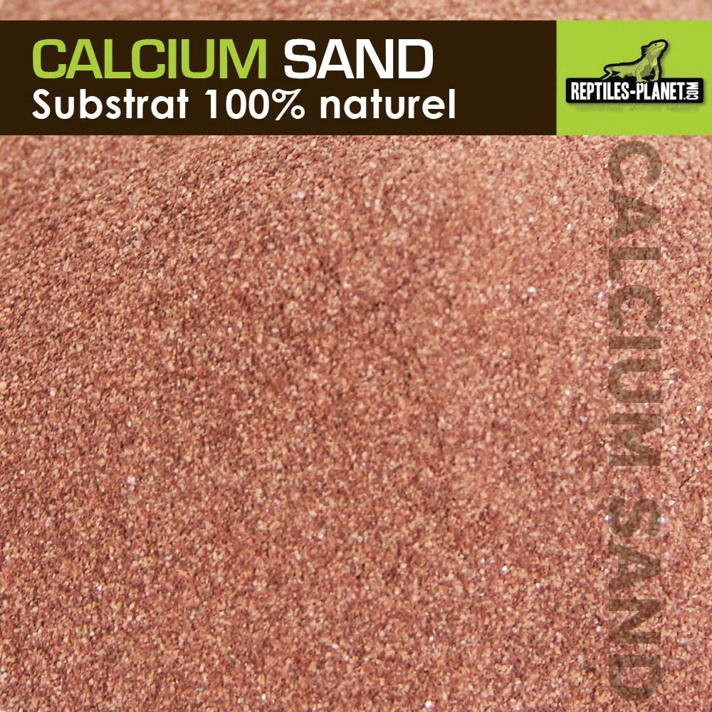 Rettili Planet Lettiera Sabbia di Calcio terrario Calcio Sand Kalahari Rosso 5 kg