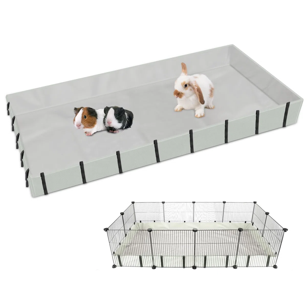 Impermeabile Oxford tessuto Habitat per Guinea Pig Pet Cage(gabbia non inclusa),Guinea Pig lettiera gabbie Liner per fai da te gabbia per animali di piccole dimensioni,Lavabile PIPI Pads XL