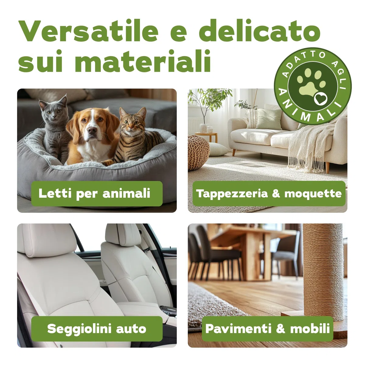 Bio-Chem - Detergente enzimatico concentrato 1L + flacone di miscelazione - Combatte gli odori ostinati e le macchie - Azione probiotica naturale per tappeti, tessuti e superfici