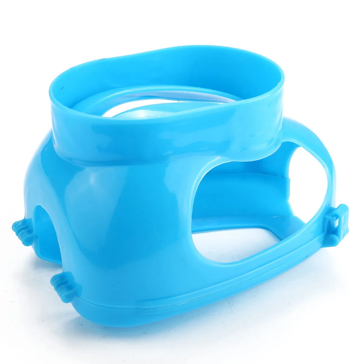 Porta di Piccioni di Plastica per Alimentazione a Iniezione con Supporto fisso: Fornitura di Uccelli Facile da Usare in Blu-non Tossico, Riutilizzabile e Robusto (BLUE)