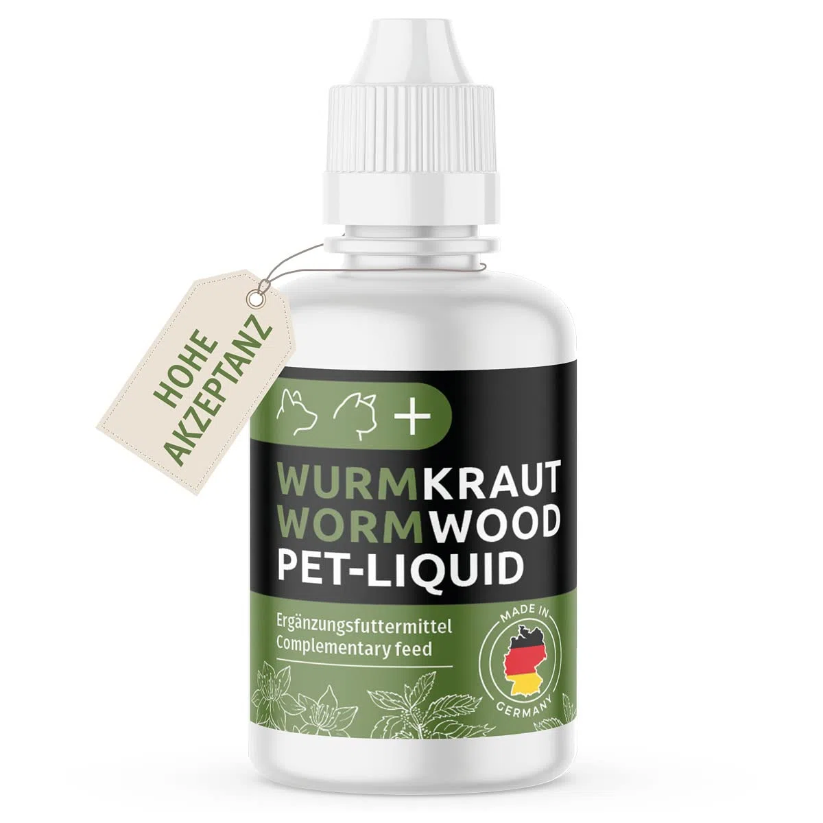 GreenPet Pet Anti-Parasite Liquid per cani, gatti e conigli - Alternativa naturale per la prevenzione e il trattamento dei vermi