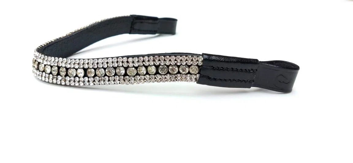 Beautilful Curve Forma Bling Cristalli in Rilievo frizzante Trasparente