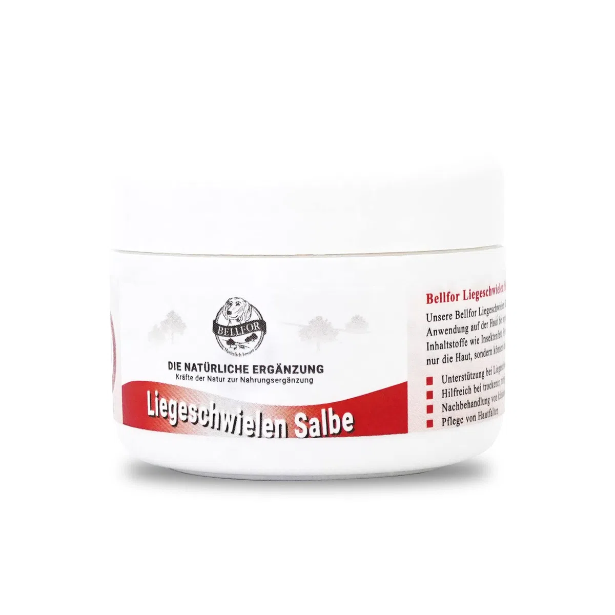 Bellfor Crema per Calli Cane con Grasso di Insetti e Olio di Cocco - 30 ml. Unguento Naturale per i Calli sui Gomiti nei Cani. Cura Antibatterica e idratante per Calli, Pelle secca e Rughe nei Cani