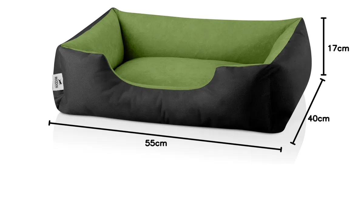 BedDog Cuccia per cani S - Cuscino - Divano - Copertina Rimovibile e Lavabile, Cani Piccola
