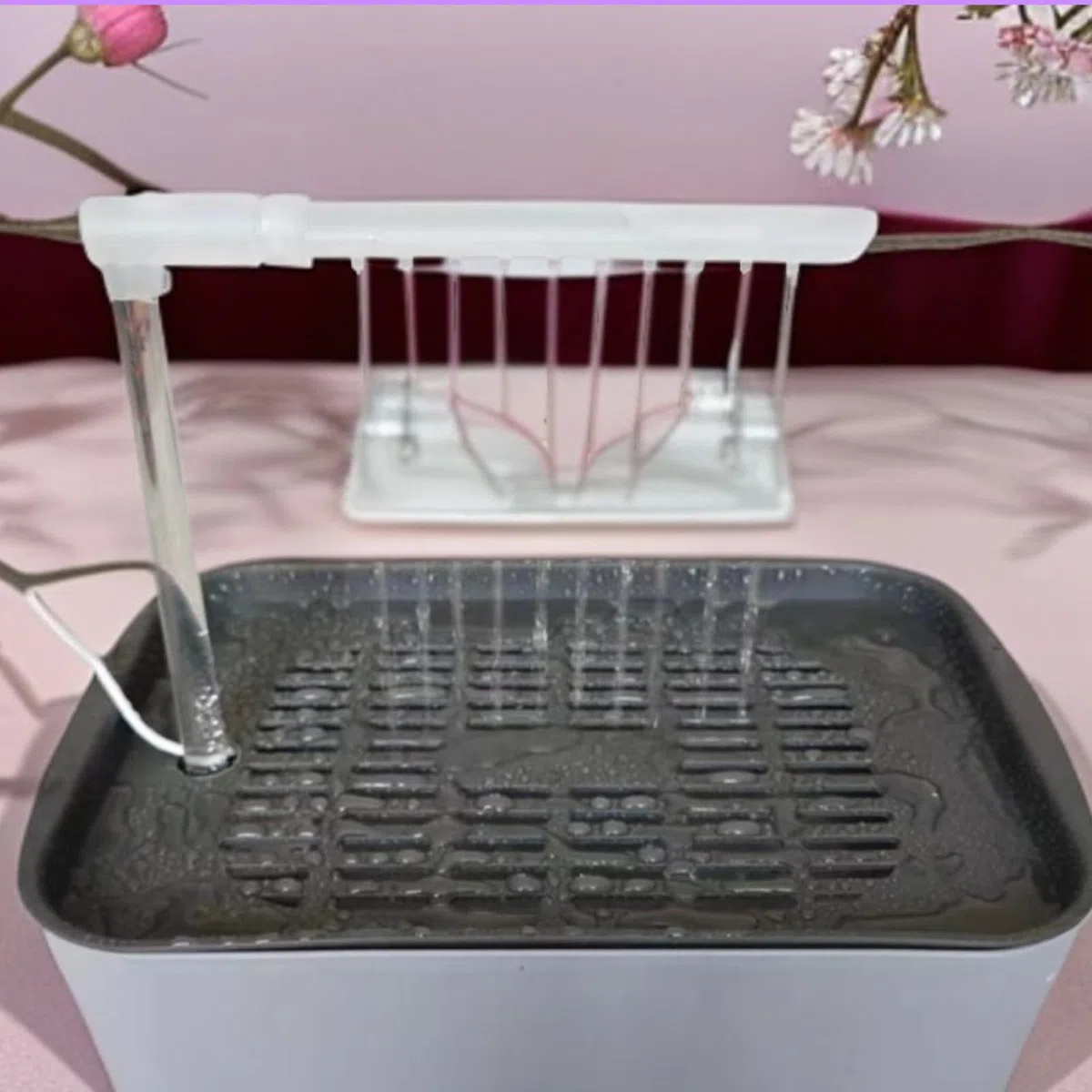 per Uccelli - Doccia Automatica per Animali Domestici, Accessorio da Bagno per calopsittes Alimentato da USB, Strumento di igiene per Gabbia compatta | per Piccole e Medie r
