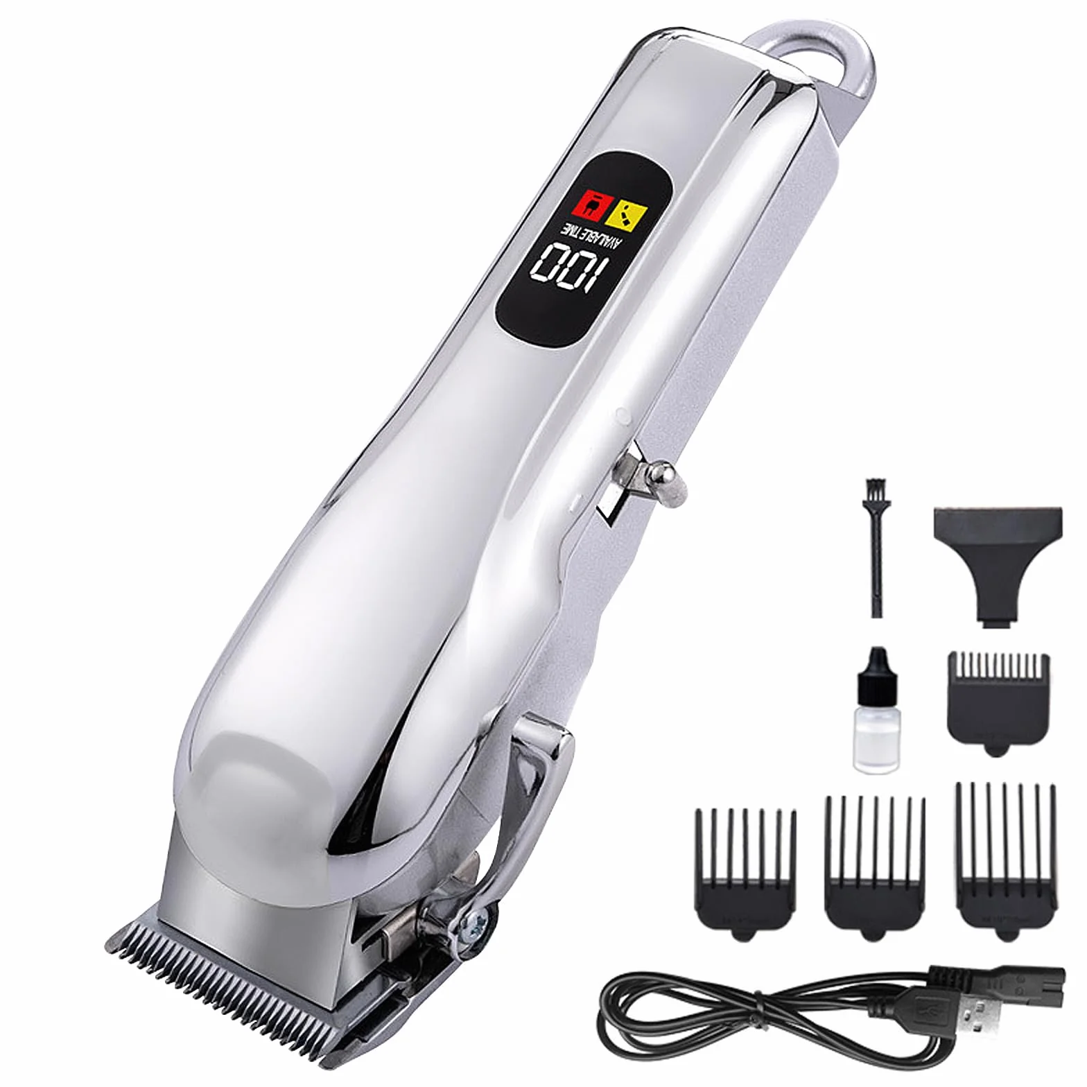 Trimmer per cavalli senza fili, trimmer per cavalli, potente e silenzioso, ricaricabile per criniera spessa e setole intrecciate, trimmer per cavalli
