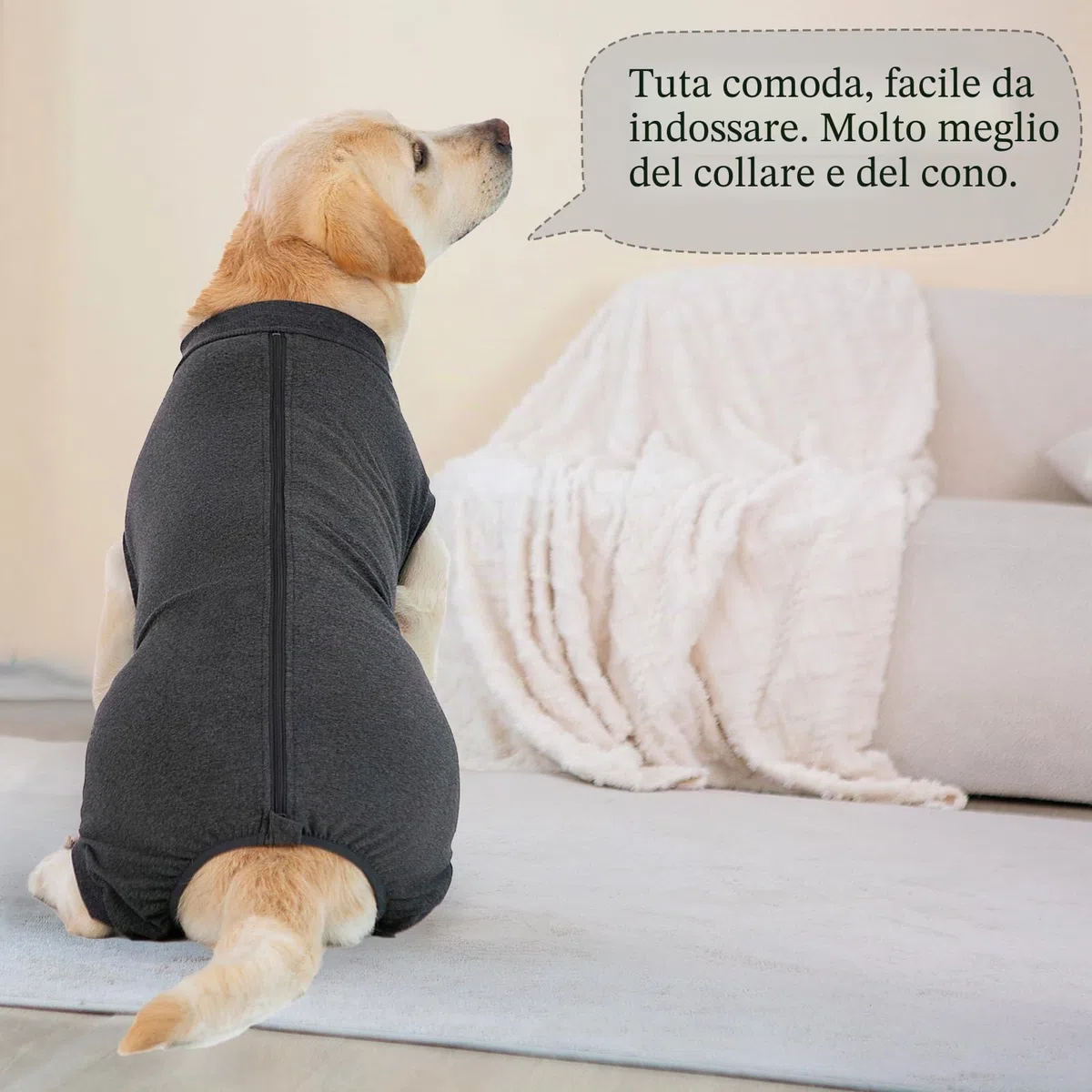 Tutina Post Operatoria Cane Body Post-operatori per Cani Vestito Chirurgico Femmina Tuta Recupero Pigiama Cane Tuta Post Operatoria Cani Alternative al Collare Elisabettiano