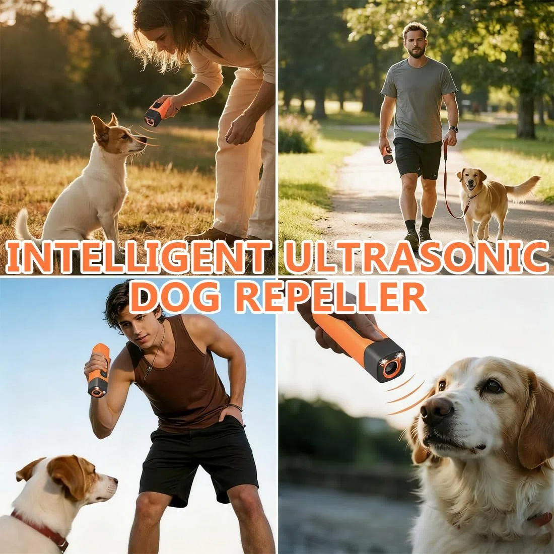 Antiabbaio Cani Potente,Scaccia cani a ultrasuoni,Antiabbaio per Cani ad Ultrasuoni,Sicuro per Taglia Piccola Media Grande, Interni ed Esterni