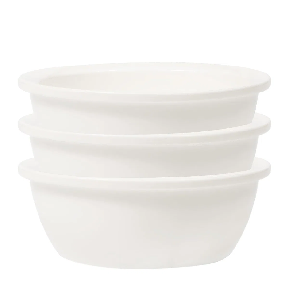 GUUSII HOME 3 ciotole di ricambio in ceramica per bambù Foodbar (12cm)