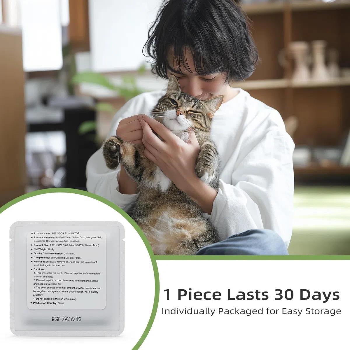 Deodorante N50 per Lettiera Autopulente Pura Max/PURA MAX 2 Rimuove Gli Odori Della Lettiera Del Gatto, Rimuove gli Odori di Urina e Feci Del Gatto (Confezione da 6) Imballaggio vecchio/nuovo a caso