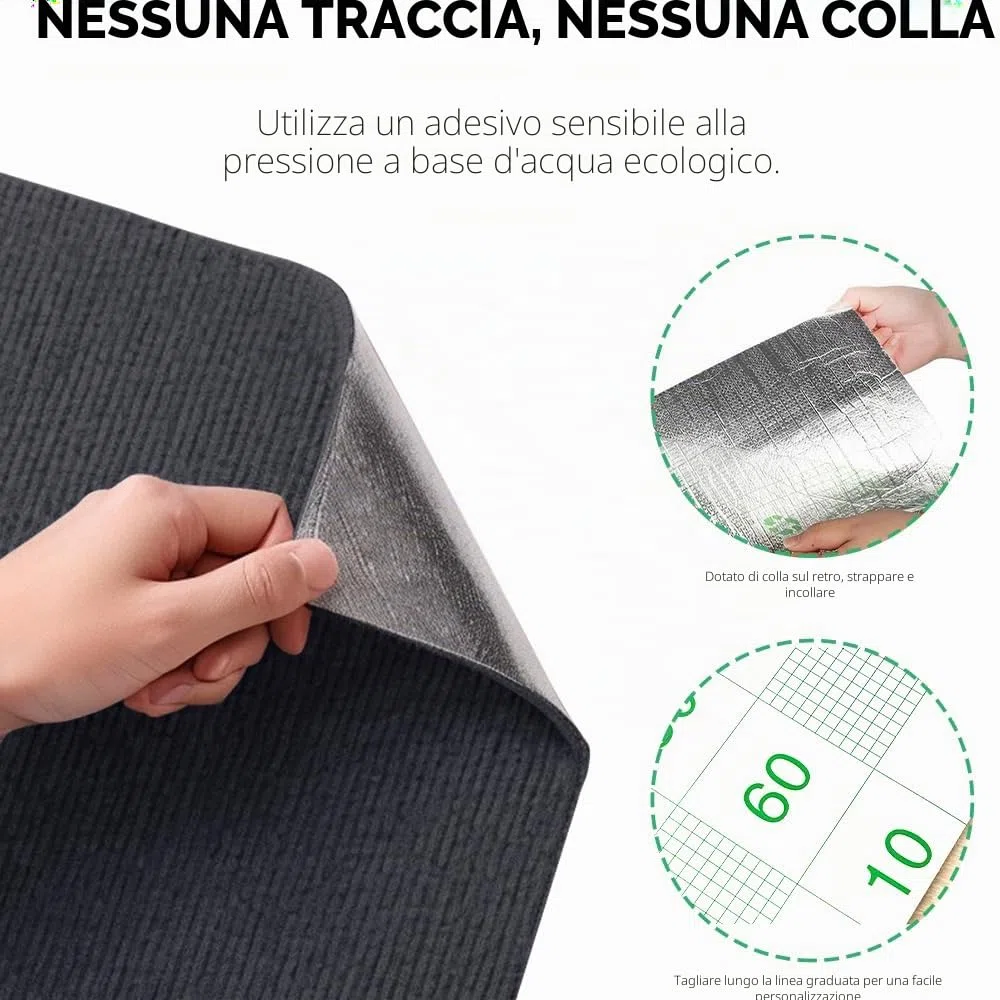 300x40cm Tappetino Tiragraffi per Gatti Autoadesivo, Proteggi Divano Gatti Graffi, DIY Climbing Cat Scratcher, Protezione Divano Graffi Gatto, Antigraffio Gatto Divano Grigio Scuro