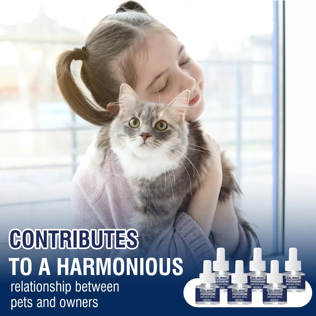 Feromoni Gatto Per Gatti Diffusore Tranquillante Di Calmante Antistress Repellente Per Gatti Irrequieti Feromoni Felini Feromoni Rilassanti E Tranquillanti Rilassanti 6x Ricariche Da 48 Ml Insapore