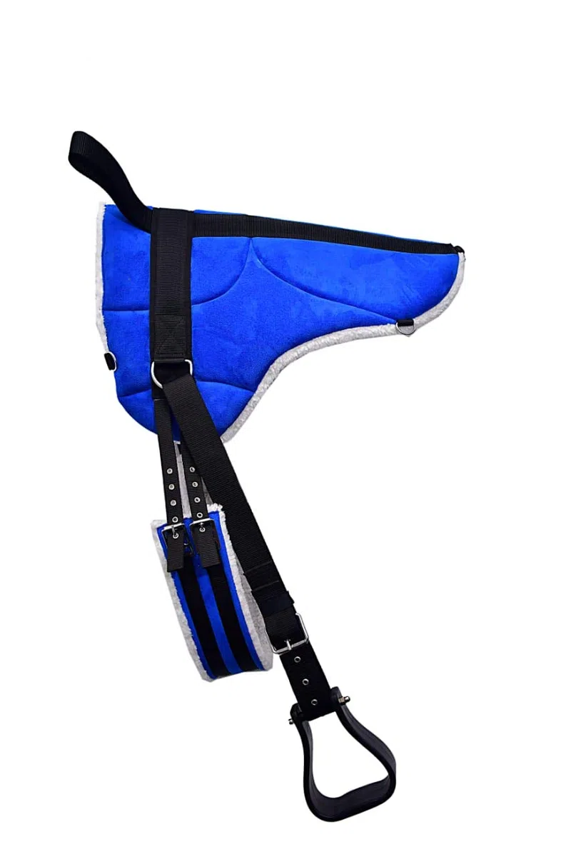 Tappetino antiscivolo con circonferenza e staffa, disponibile in 6 colori (blu reale, Shetland)