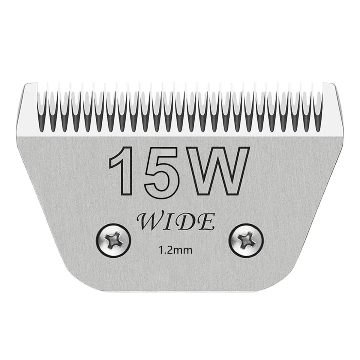 Tosatrice for animali domestici, lama larga staccabile, compatibile con Andis, AG, AGC, BDC, BG, DBLC, FHC, MBG, SMC, compatibile con Wahl, KM 10, pezzi di ricambio(15W wide (1.2mm))