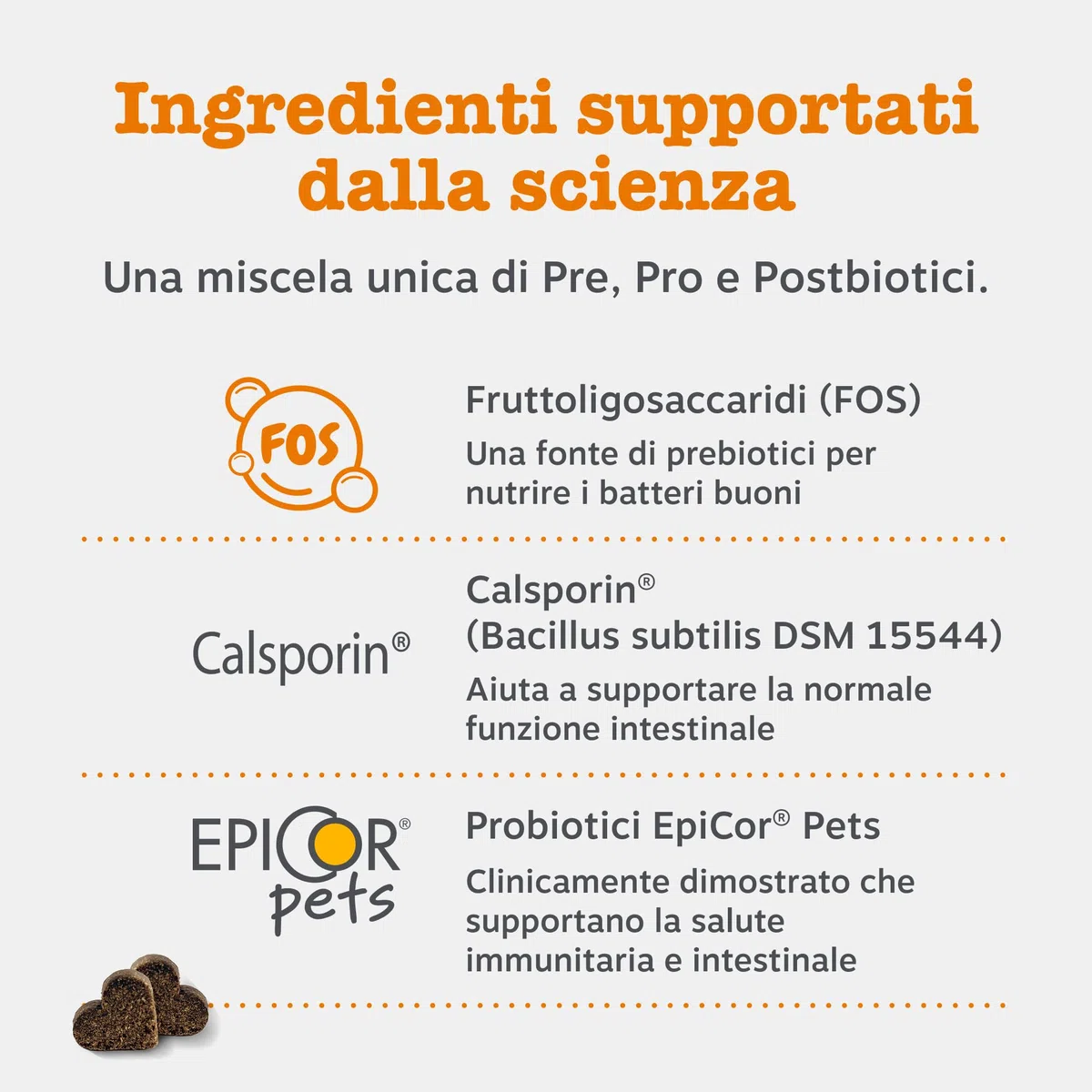 Zesty Paws Probiotici per Cani – Supporta Salute Intestinale, Digestione – con Pre, PRO e Postbiotici, Zucca e Semi di Lino – Equilibrio Digestivo – 90 Bocconcini