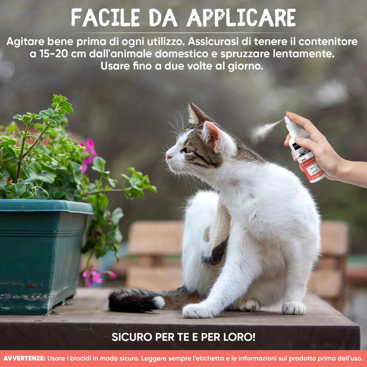 Antiparassitario per Gatti Cani 500ml, Spray Antipulci per Cani e Gatti Ricco di Oli Naturali, Antiparassitario Cane e Gatto Contro Pulci, Zecche, Pidocchi, Zanzare, Antipulci Cane e Antipulci Gatto
