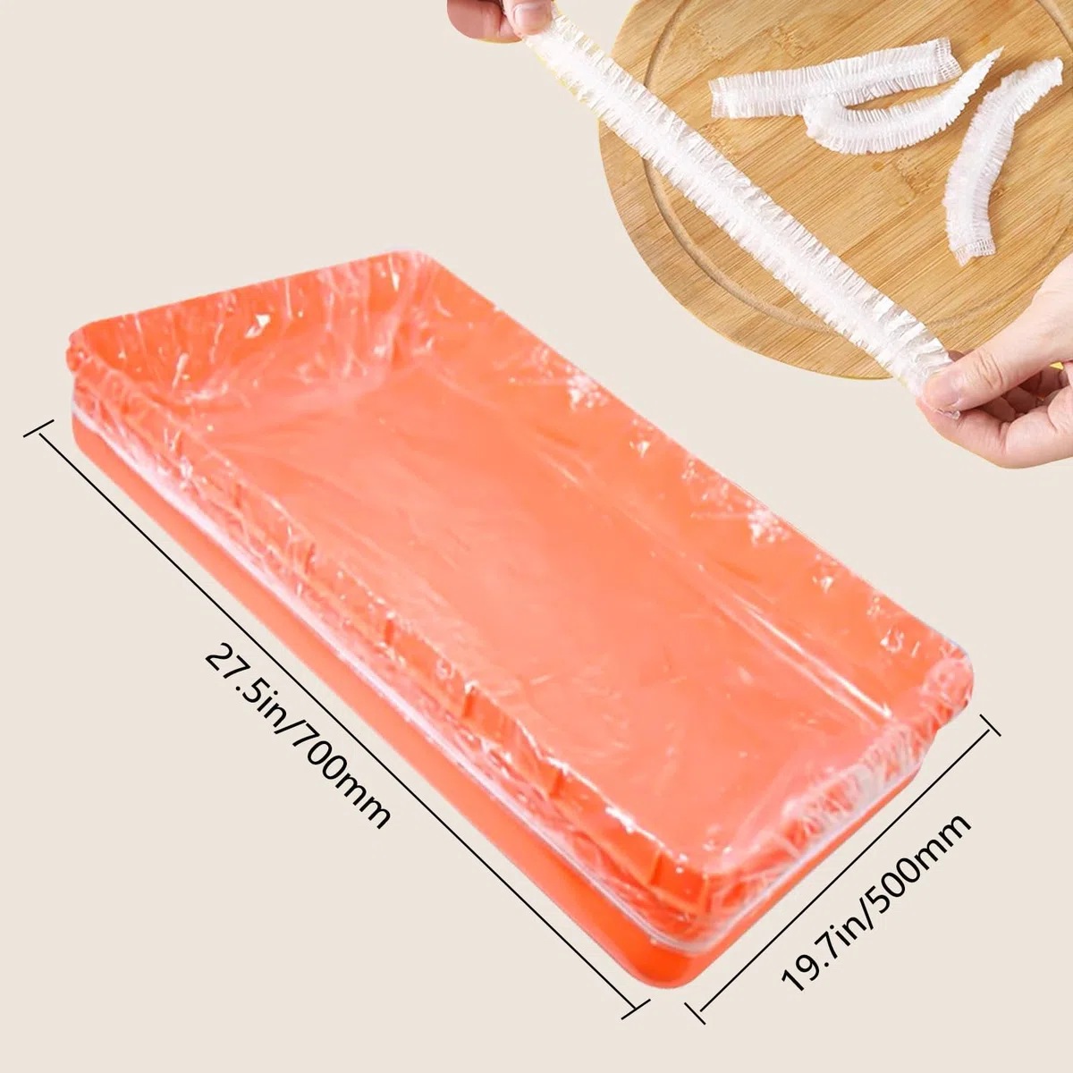 Fodere per Gabbie Monouso, Pellicola per Gabbia di Coniglio, 50 Pezzi Film Plastico per Gabbia di Coniglio per per Coniglietto Criceto Riccio Furetto e Piccoli Animali (Trasparente, 70x50cm)
