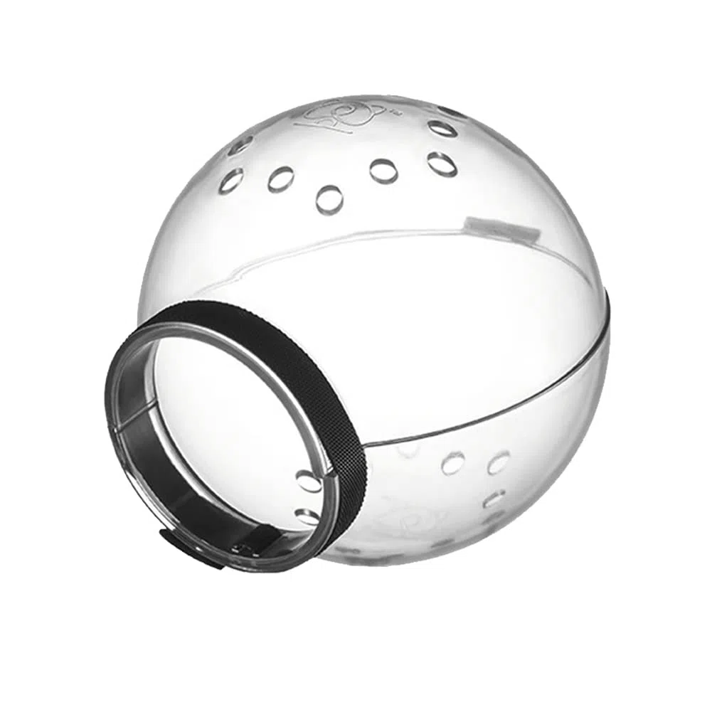 Faderr Casco per gatti con cappuccio trasparente anti-morso, traspirante e multifunzione, per il bagno, la toelettatura o il taglio delle unghie (trasparente)