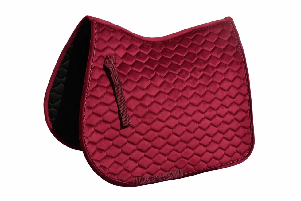 Rhinegold Sottosella GP Velvet Hexagon - Bordeaux