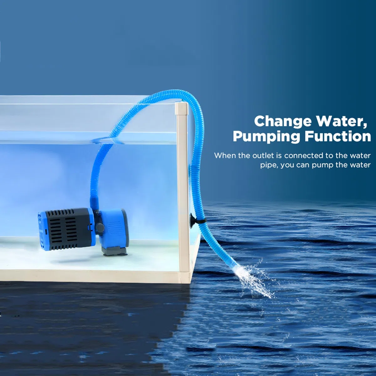 42W Filtro Acquario Interno con Flusso 2200 L/H per Acqua Pulita, Flusso d'Aria Regolabile, Basso Rumore e Silenzioso (42w)