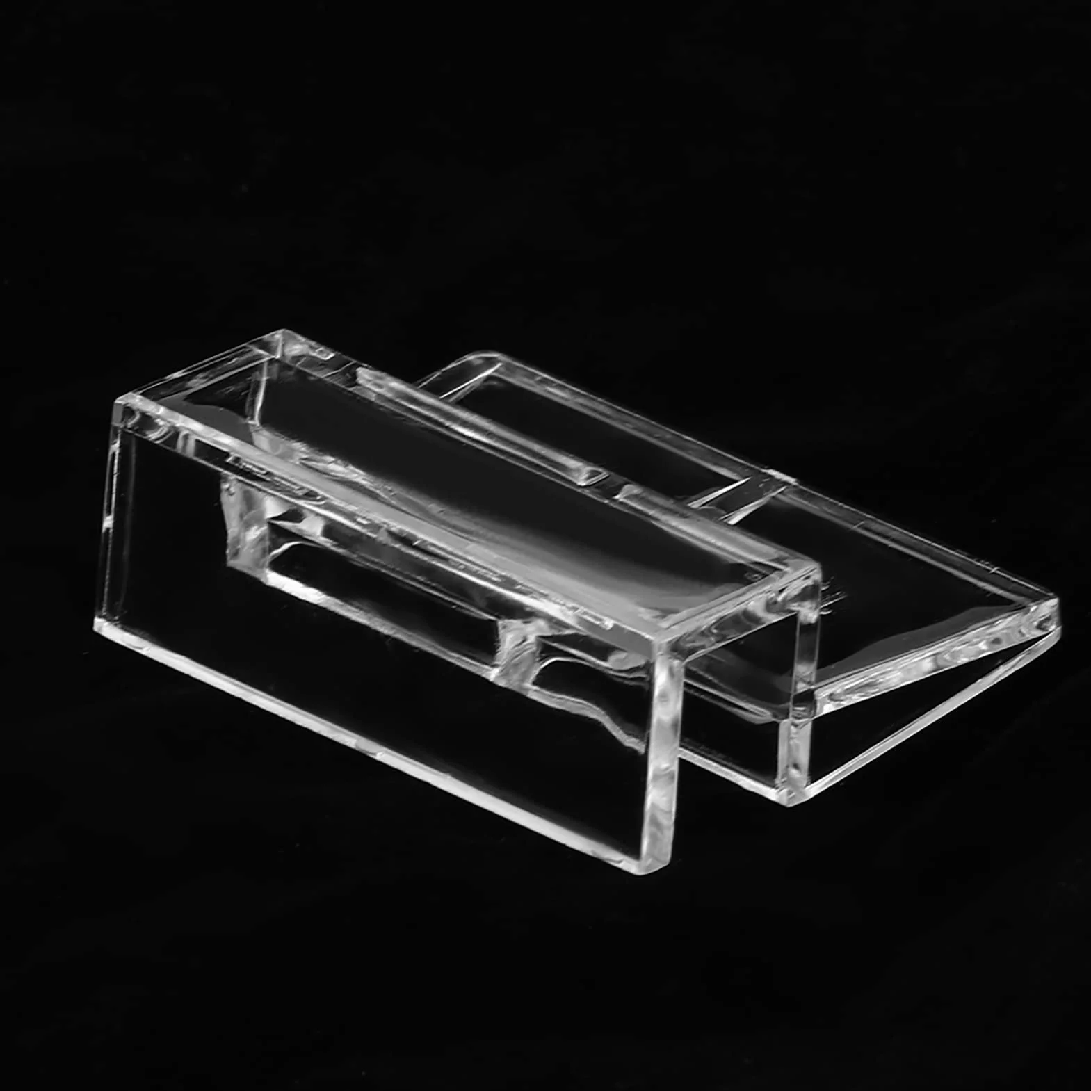 Akozon Accessorio per Morsetto di Supporto per Supporto per Clip in Acrilico con Copertura in Vetro da 20 Pezzi per Acquario (8mm)