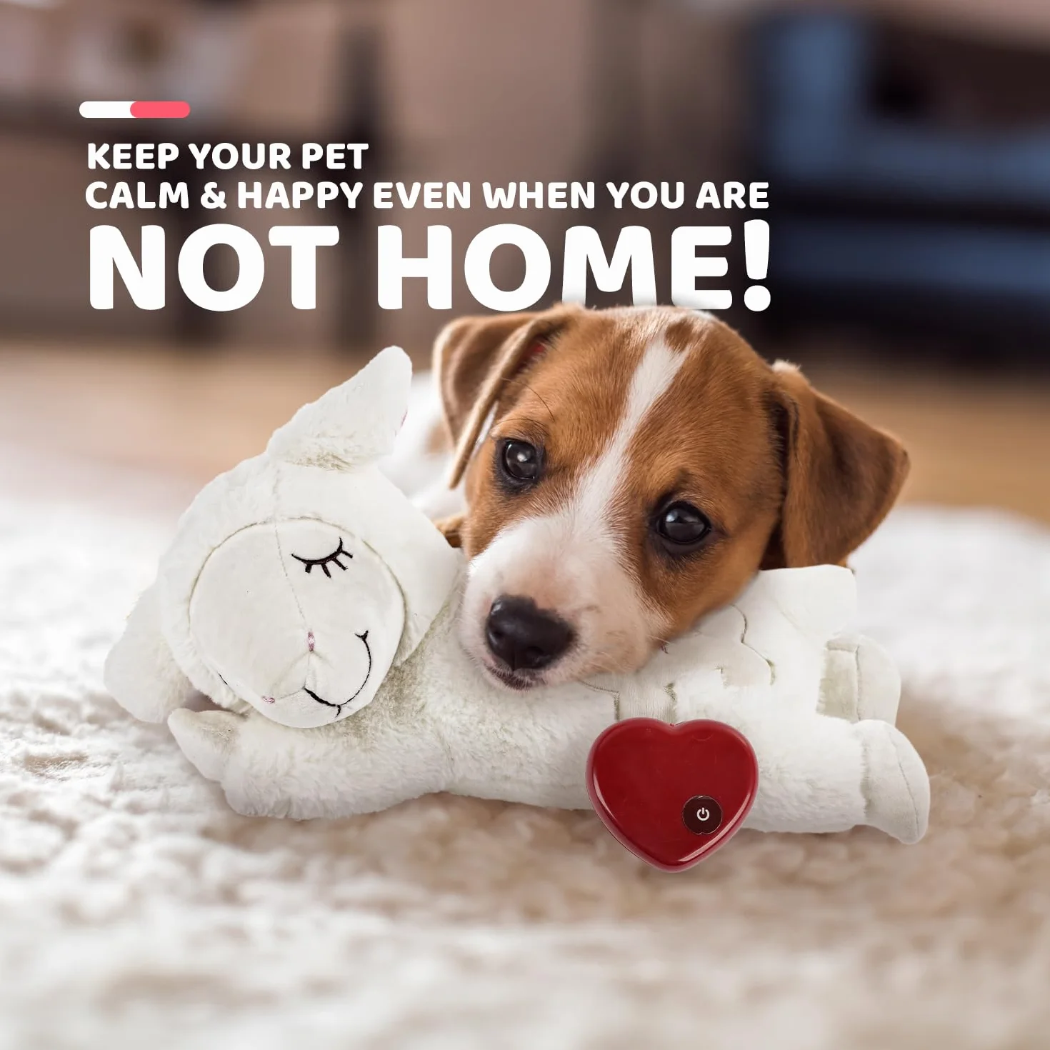 All For Paws All For Paws Tutto per Paws Afp Little Buddy - Battito Cardiaco Pecora Bianco
