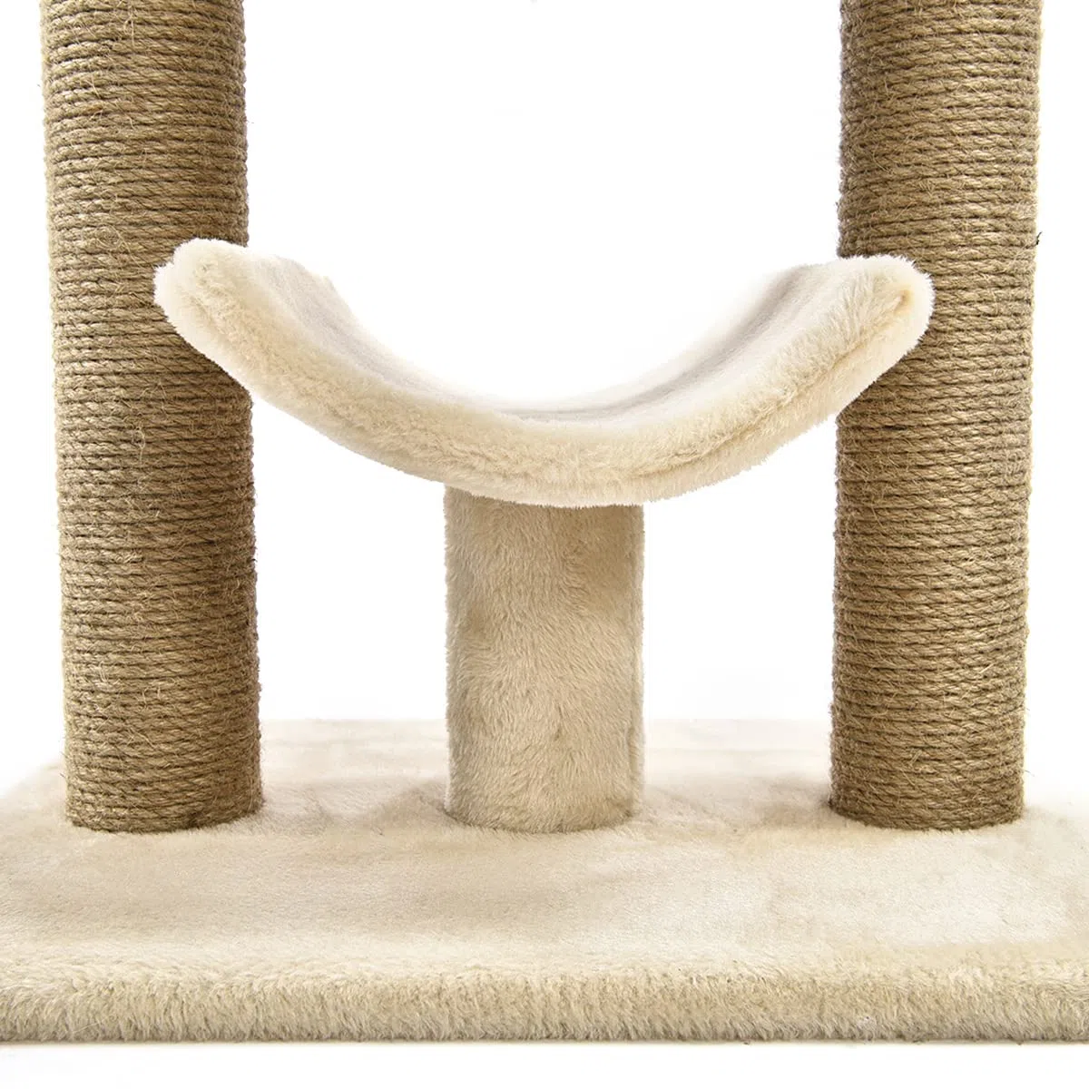 Amazon Basics Gatto albero con piattaforma tiragraffi, regular misure, Beige