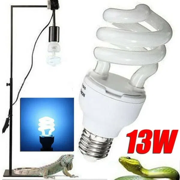 Trade Shop - Lampada Fluorescente Uvb 10.0 Luce Solare Rettili Habitat Estremamente Luminoso