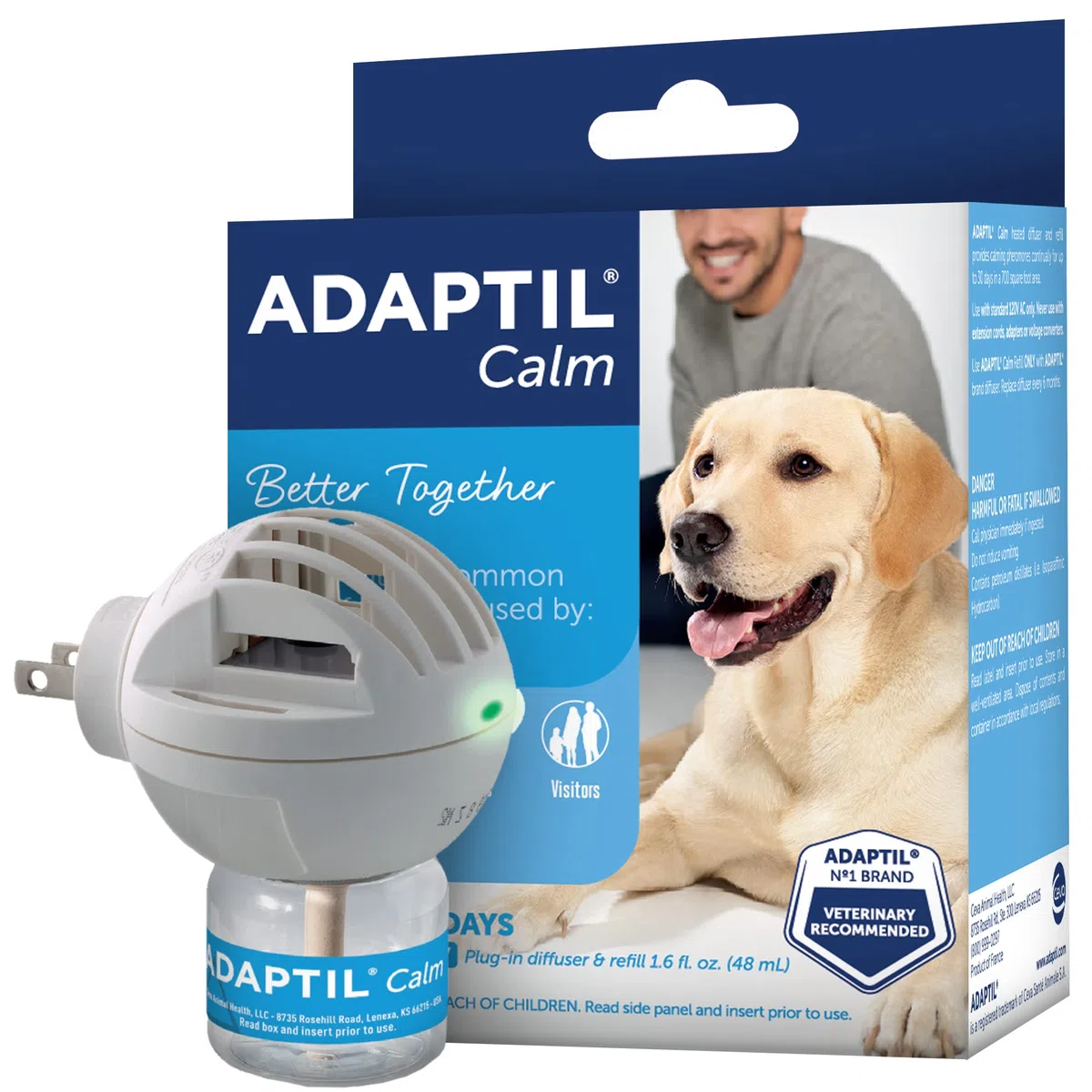 ADAPTIL Diffusore Calma casa per i Cani (30 Giorni Starter Kit)