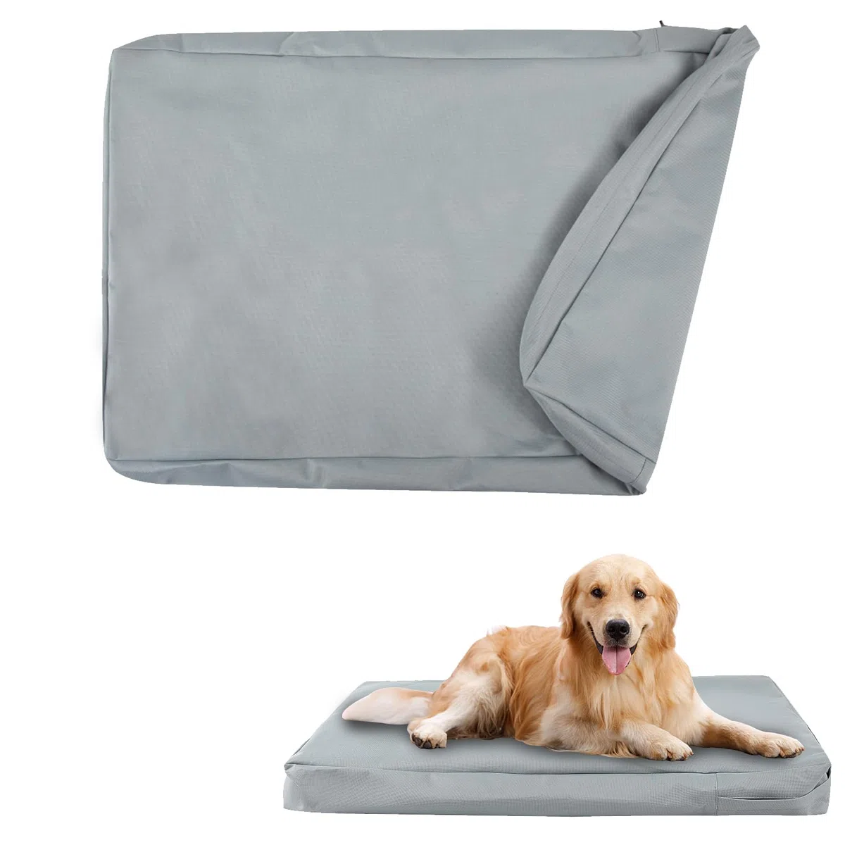 Rivestimento di Ricambio per Cuccia per Cani - Copertura Elastica e Impermeabile per Cani di Taglia Media (L)