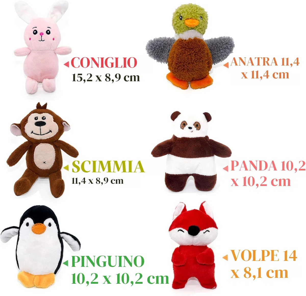 SHARLOVY Giocattoli cigolanti per cani di piccola taglia, giocattolo per cuccioli di animali di peluche, giocattolo da masticare per cuccioli carini per dentizione del cane.