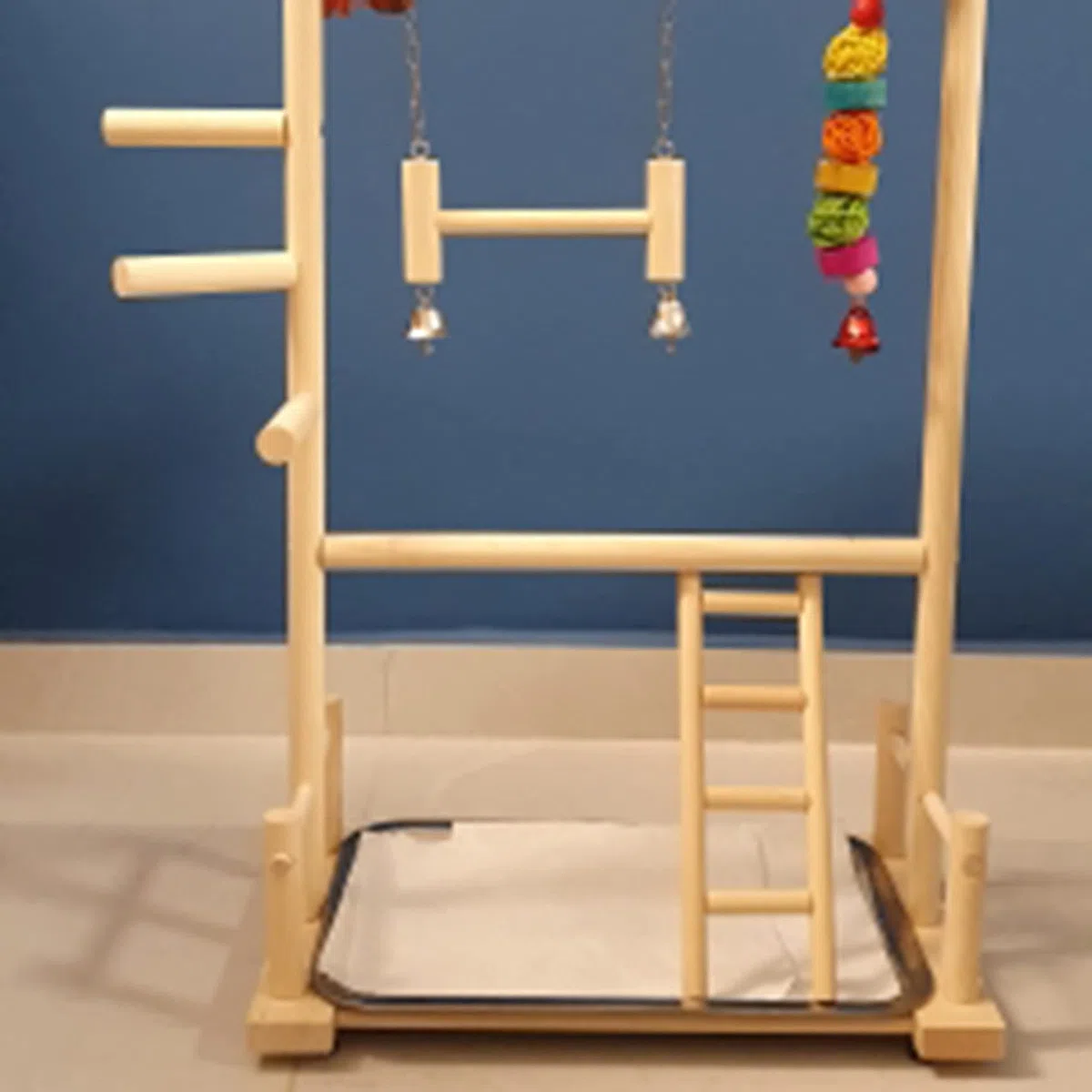 giochi per pappagalli, in legno naturale pappagalli, persico, palestra, parrocchetto e giochi per esercizi