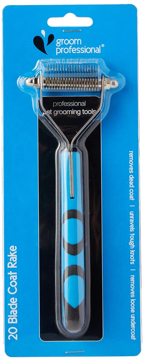 Groom Professional Coat King Pet Grooming Stripping Rakes - Extra Fine 20 Tooth