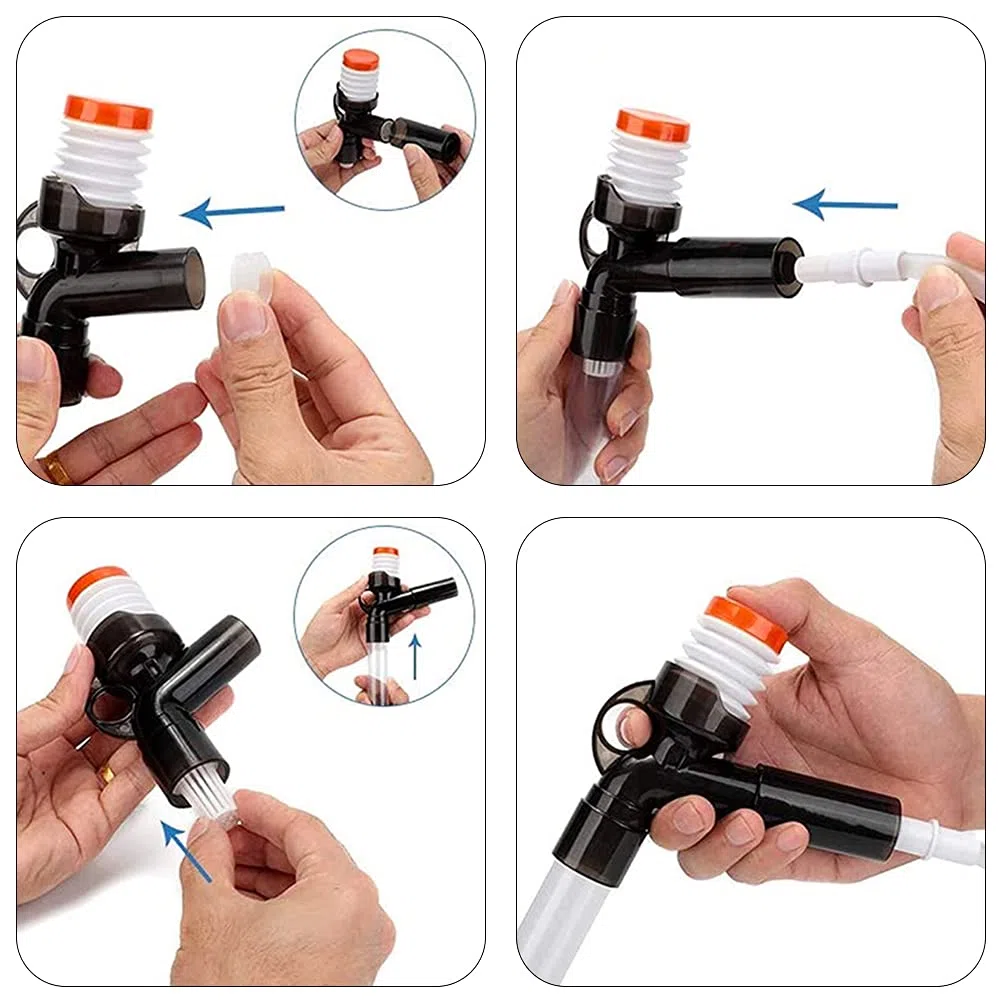Aspirarifiuti Per Pulizia Acquario, Sifone Aspirarifiuti Acquario, Pompa Sifone Acquario, Fish Tank Ghiaia Cleaner, Con Pulsante Pressione Dell'aria, per Cambia L'acqua, Lava Sabbia, Succhia Feci