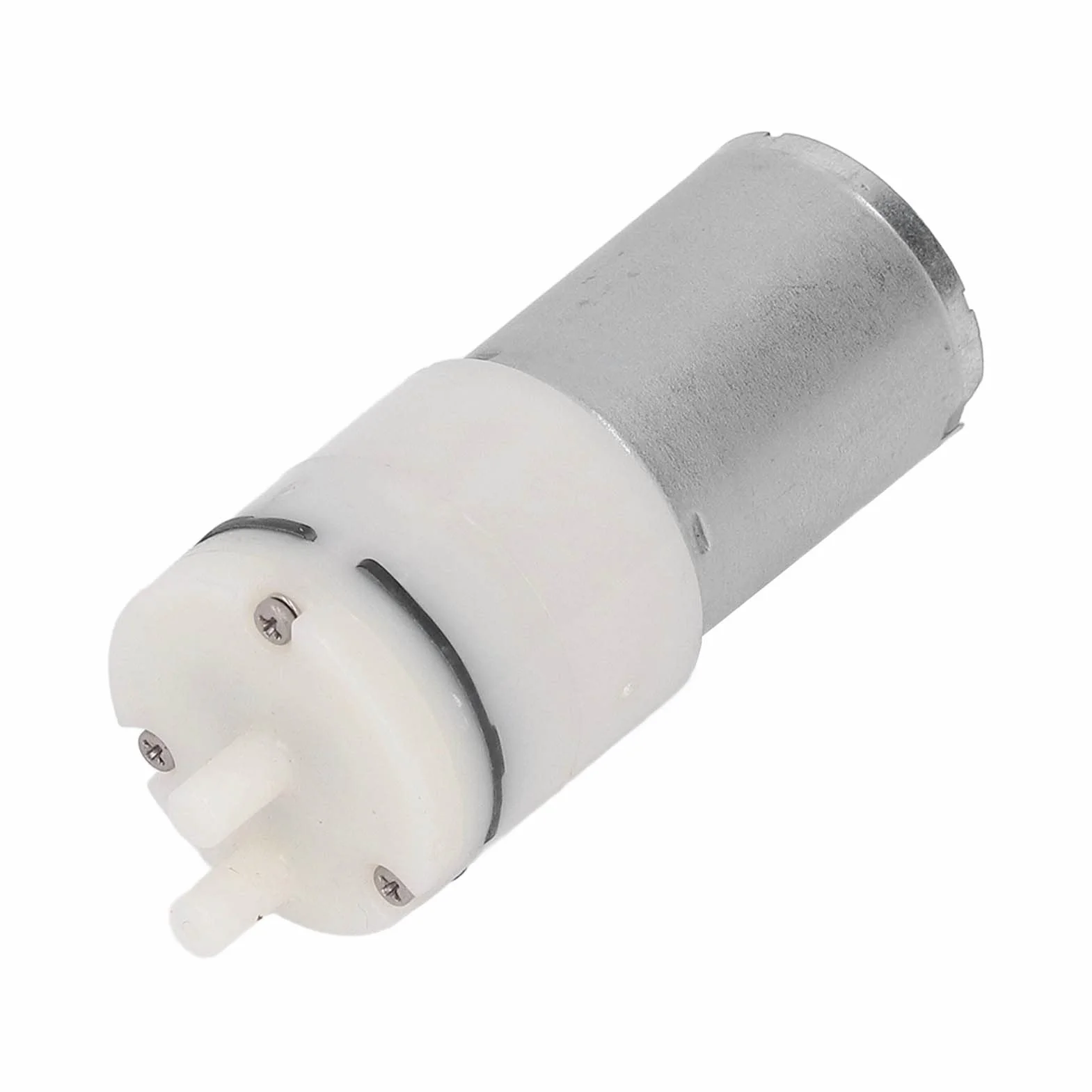Pompa Aria Membrana 12V 30W 350 mmHg per Acquari <3S 100000 Cicli Bianco A Isolamento Basso Rumore Compact