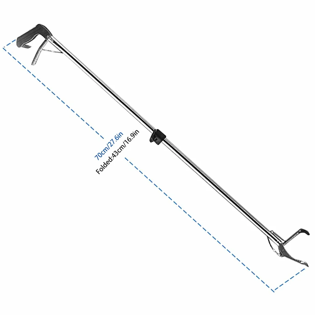 KLOVA Pinze per serpenti professionali da 28 "40" 47" Heavy Duty Snake Catcher Morsetto in metallo Grabber Wide Jaw Pieghevole Handling Tool rettile catcher