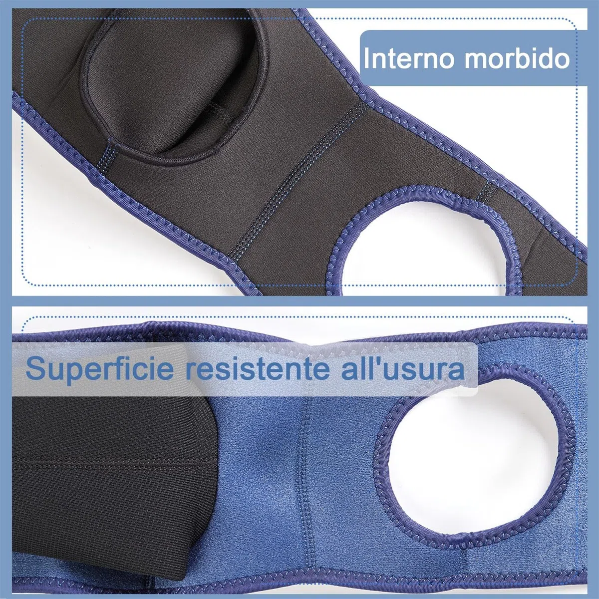 Coodeo Costume di Recupero per Cani, Alternativa al Collare a Cono, Manica Resistente per Solo le Zampette Anteriori, Lavabile e Impermeabile, Previene Leccate e Morsi, Mantiene Asciutto. (Blu, XL)